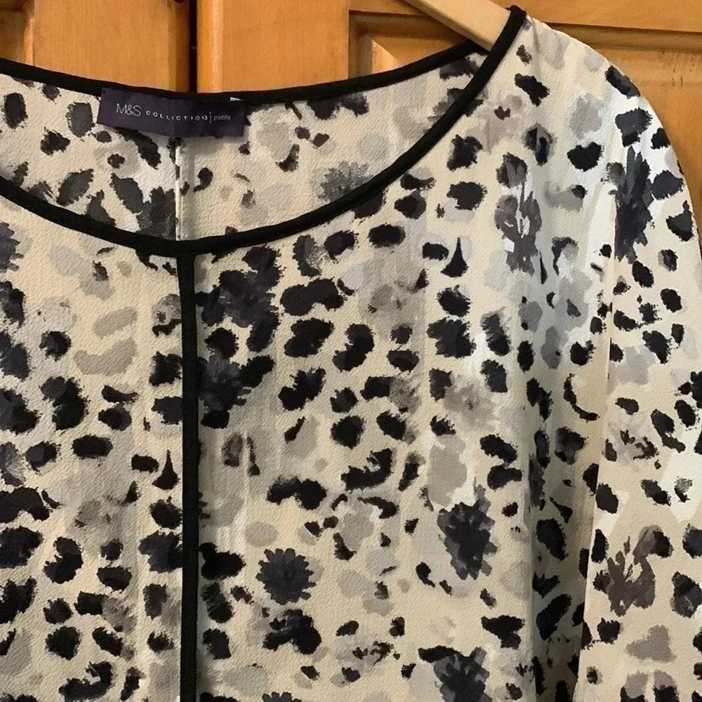M&S Collection Taupe/Black XLP
